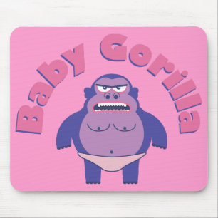 Gorila Mousepad do bebê