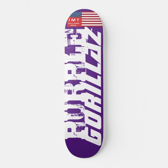 GORILAZ ROXOS Skateboard (Frente)