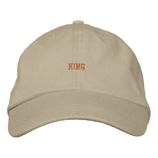 Gorro Bordado Khaki King Boné Ajustável Premium