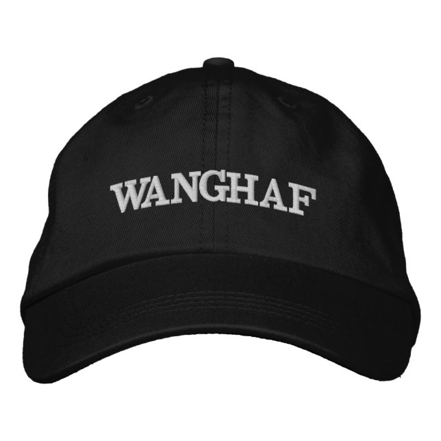 Gorro Bordado WANGHAF | Boné de Moda com Estilo  (Frente)