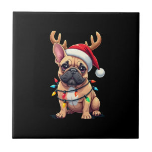 Gorro de Papai Noel de Luz de Natal de Bulldog Fra