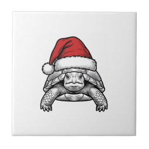 Gorro de Papai Noel Tartaruga de Natal Desenho de 