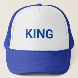 Gorro Rei Cap Texto Personalizado Bonés de Caminho