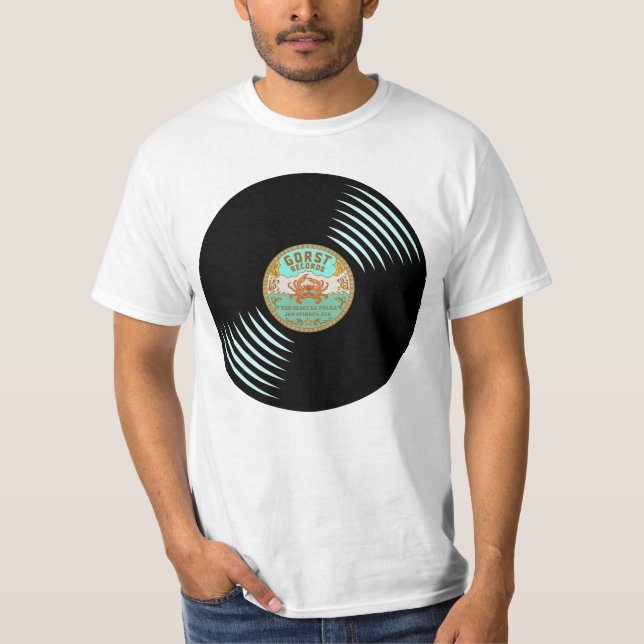 Gorst Records Camiseta Vinyl Record (Frente)
