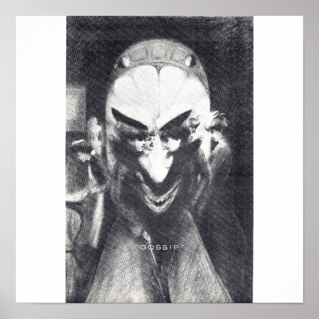 Gossip de poster vintage (Frente)