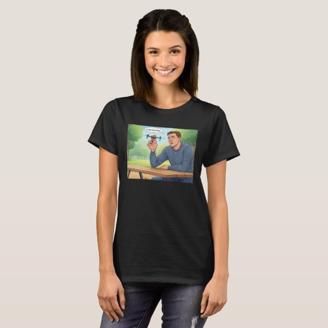 Gosto Como as mulheres de frango, camiseta preta (Frente Completa)