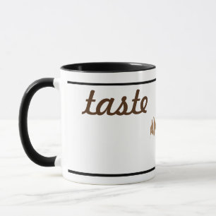 gosto e gosto de caneca é apetite perfeito