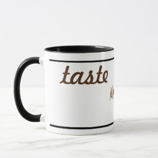 gosto e gosto de caneca é apetite perfeito
