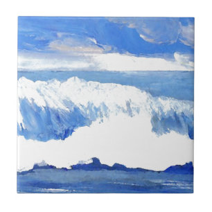 Gosto Seascape azul das ondas do mar - oceano