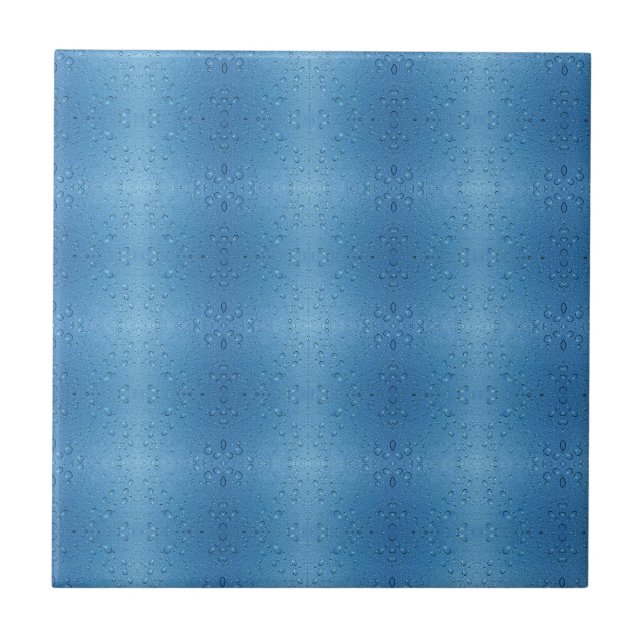 Gotas de Água Contra o Céu Azul (Frente)