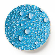 Gotas de água em azul | Personalizado