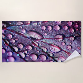 Gotas de Água Toalha de Praia