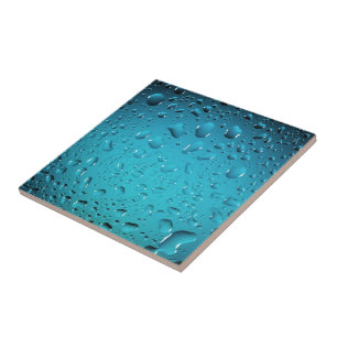Gotas legal de água azul