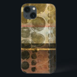 Gotas Verdes Circulares<br><div class="desc">Esta peça contemporânea apresenta gotículas verdes circulares. Uma fina linha de ouro atravessa o trabalho. Peça seu impressão hoje!</div>