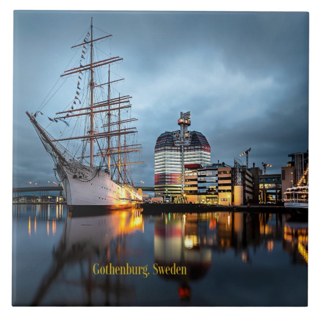 Gotemburgo, Suecia à noite (Frente)