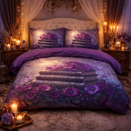 Gothic Book Purple Floral