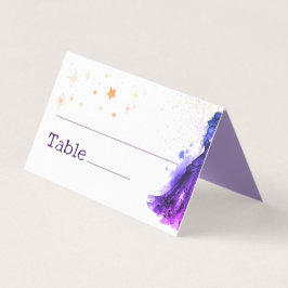 Gothic Glam Quince glitter purple Place Cards