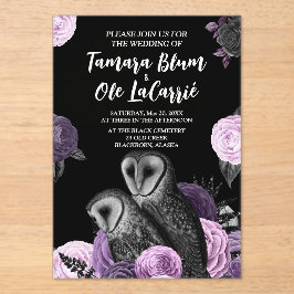 Gothic Owls Wedding