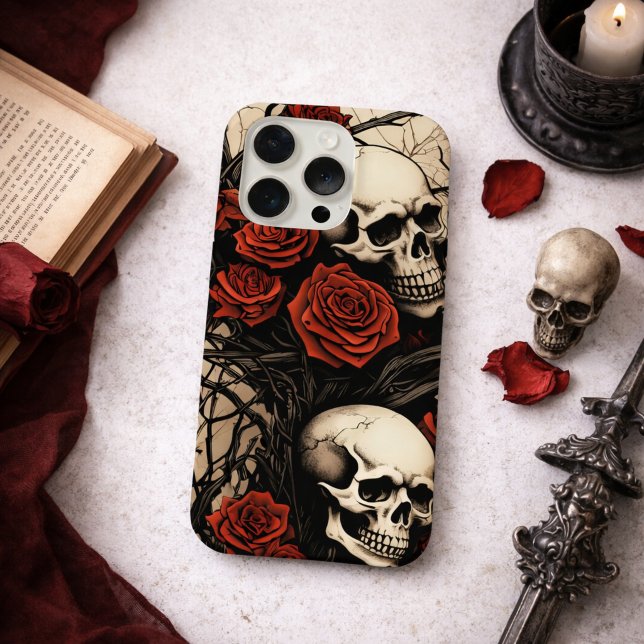 Gothic Skulls and Red Roses (Criador carregado)