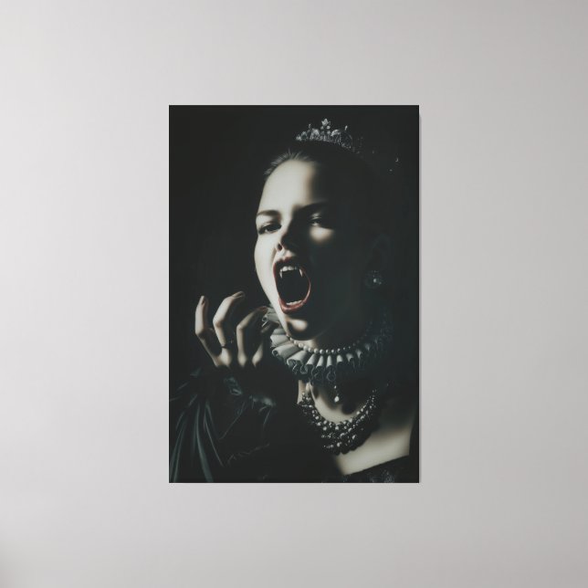 Gothic Vampire Queen Stretched Canvas – Dark Fanta (Frente)