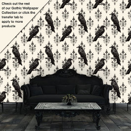 Gótica Black Ravens e Damask