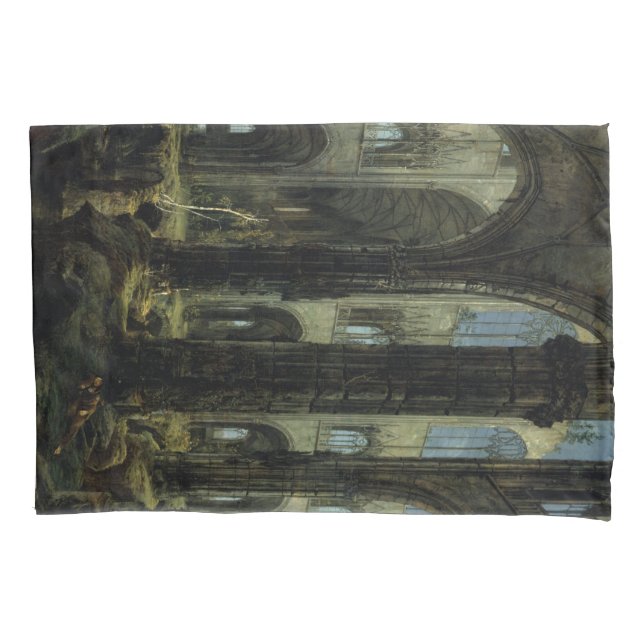 Gótica Church Ruins (por Carl Blechen) (Frente-Esquerda)