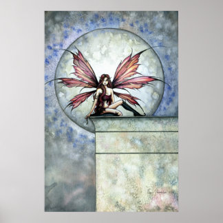 Gótica Dark Fairy Fantasy Poster