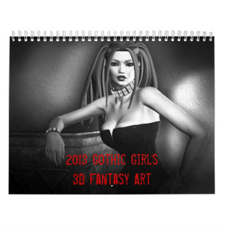 Gótica Girls Fantasy 2013 Calendário