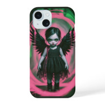 Gótica Wing Girl Halloween Art iPhone / iPad case