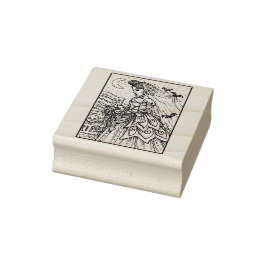 GÓTICO HALLOWEEN BRIDE, CARIMBO DE BORRACHA DE VEI