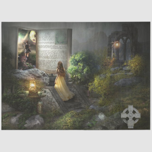 Gótico Moody Fantasy - Papel para Dissociação (Frente )