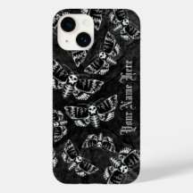Gótico Personalizado Cabeça de Morte Hawk Gótico