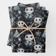 Gótico Snowman de Natal Spooky