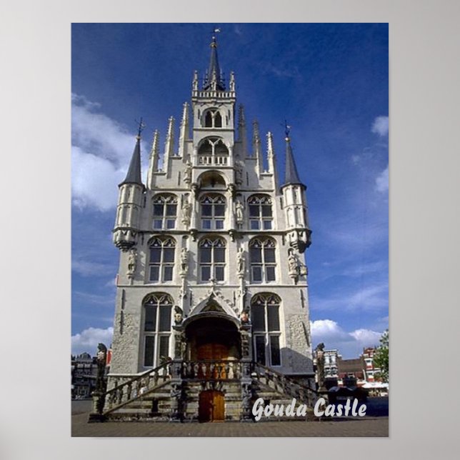 Gouda-Castle, poster (Frente)