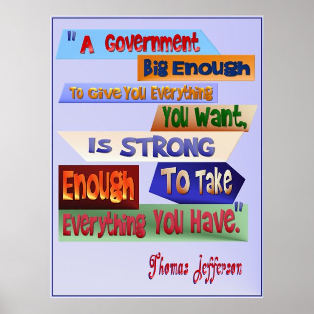 Gov Big Enuff Poster (Frente)