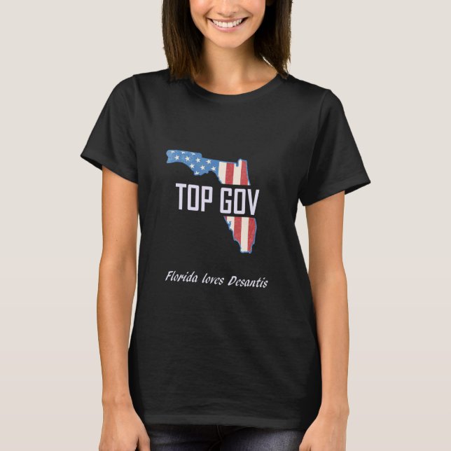GOV Florida do TOP ama Desantis C estado EUA flag (Frente)