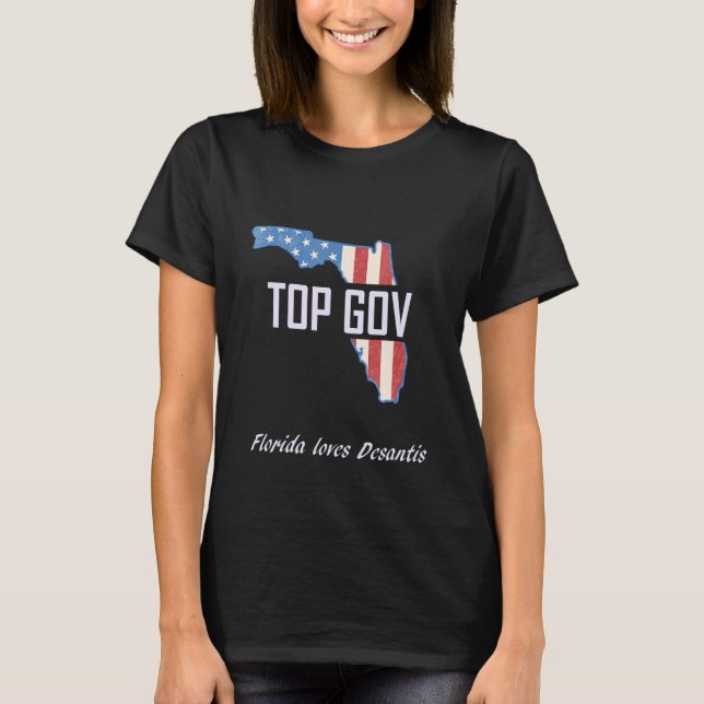 GOV Florida do TOP ama Desantis C estado EUA flag (Frente)