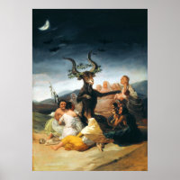 Goya Witches Sabá Poster