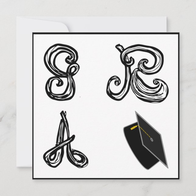 GR A Formando Boné Para Graduação De Fonte Do Teci (Frente)