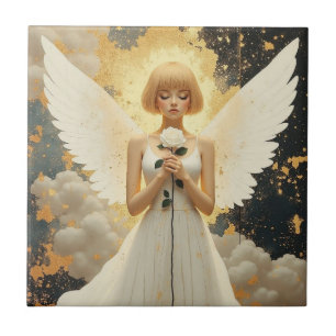 Graça Celestial   Anjo Bonito e Rosa 