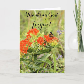 Graças a Deus por seu Cartões de agradecimentos do