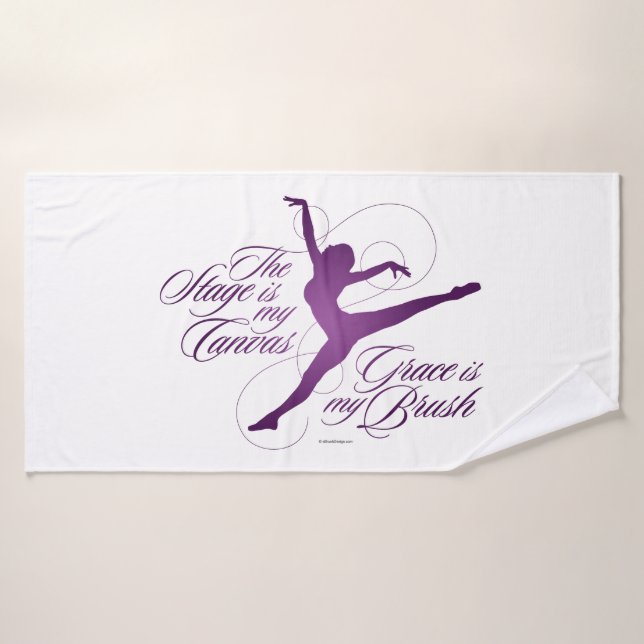 Grace É Meu Conjunto De Bandas De Pincel (Toalha de Banho)