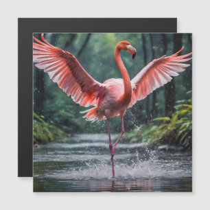 Grace em Voo: O Riverdance dos Flamingos Rosa