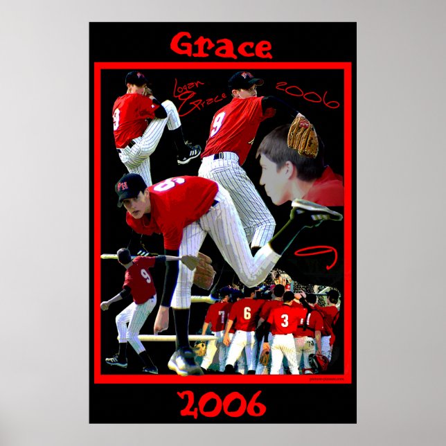 Grace Freshman Baseball Poster (Frente)