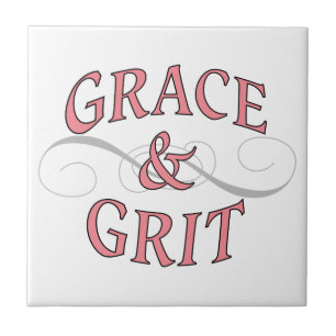 Grace & Grit em rosa e Cinza