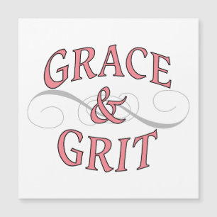 Grace & Grit em rosa e Cinza