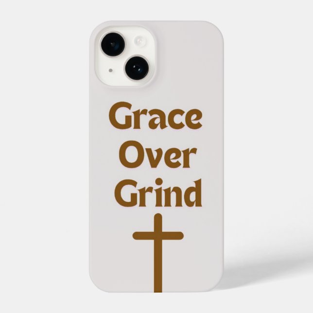 "Grace over Grind" capa de telefone IPhone 14 (Verso)
