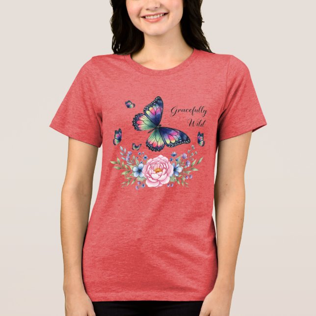 'Gracefully Wild'- dgn by Maaya Prints, Women's (Frente)