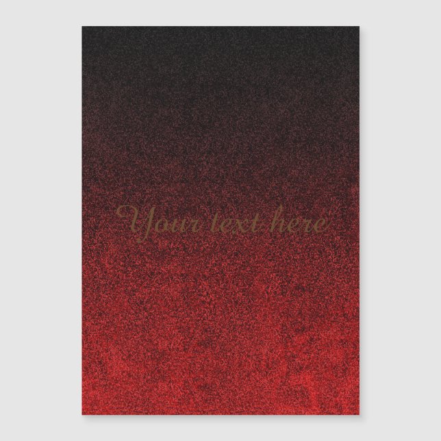 Gradação da Brilhante Vermelha e Preta (Frente)