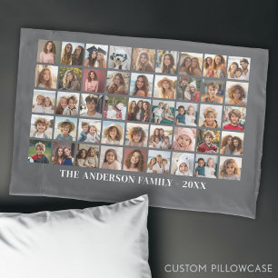 Grade de Colagem de Fotos 45 Quadrados com Texto -